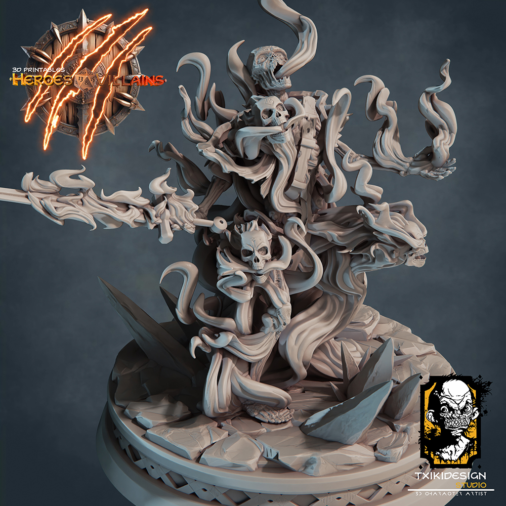 Flame Skull